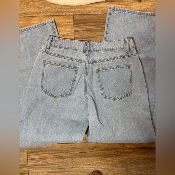 EDIKED Raelynn light Washed Low Rise wide leg Y2K Streetwear Skater Jeans - Picture 13 of 13